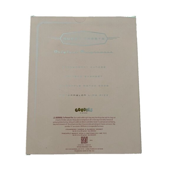 DW Home 4 Goodies Sweet Treats Soda Sundae Sherbet Candles Gift Box - Picture 5 of 5